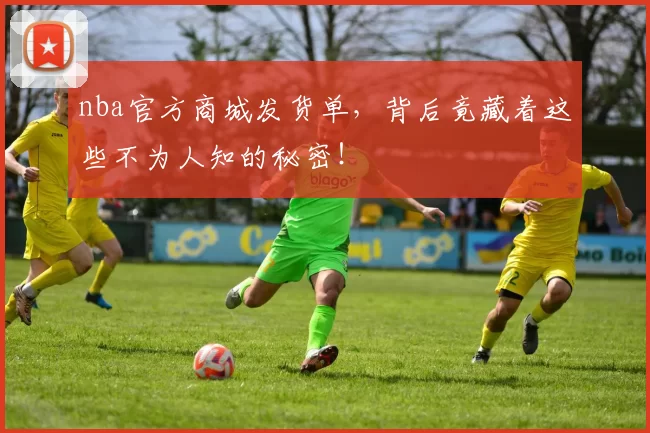 nba官方商城发货单,背后竟藏着这些不为人知的秘密!