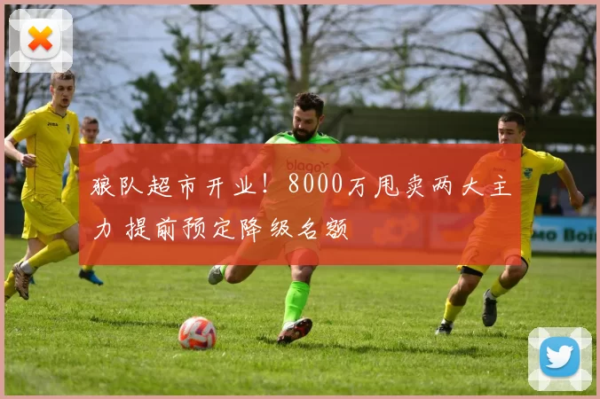 狼队超市开业!8000万甩卖两大主力 提前预定降级名额