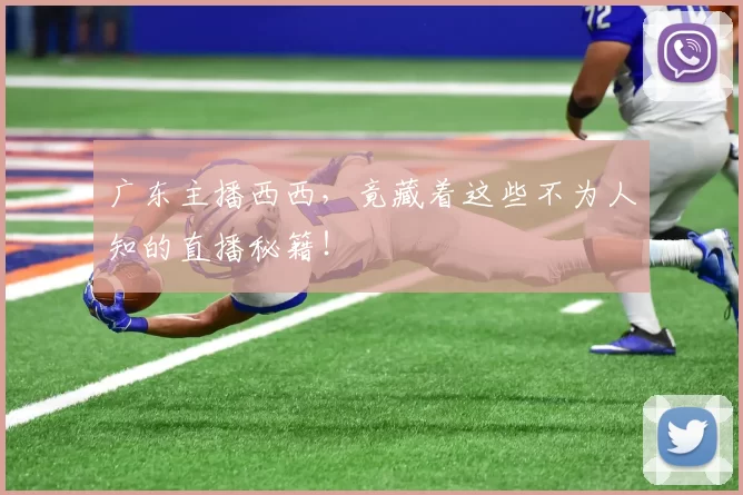 广东主播西西，竟藏着这些不为人知的直播秘籍！